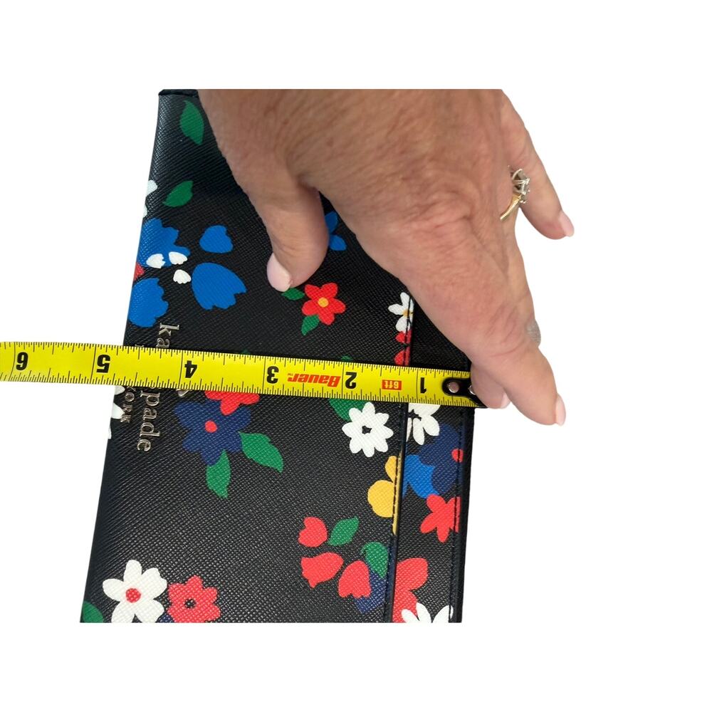 NWOT Kate Spade New York Staci Medium Double Zip Wristlet Sailing Floral - Picture 9 of 9